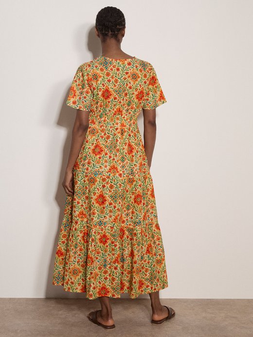 Damen Midikleid