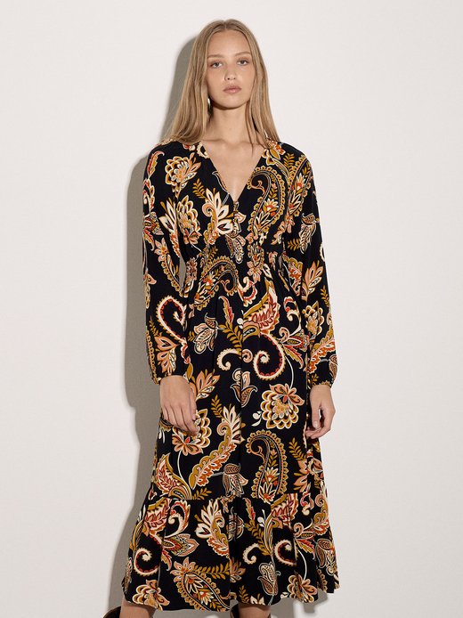 Damen Midikleid