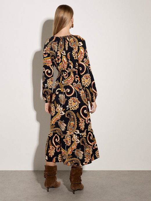 Damen Midikleid
