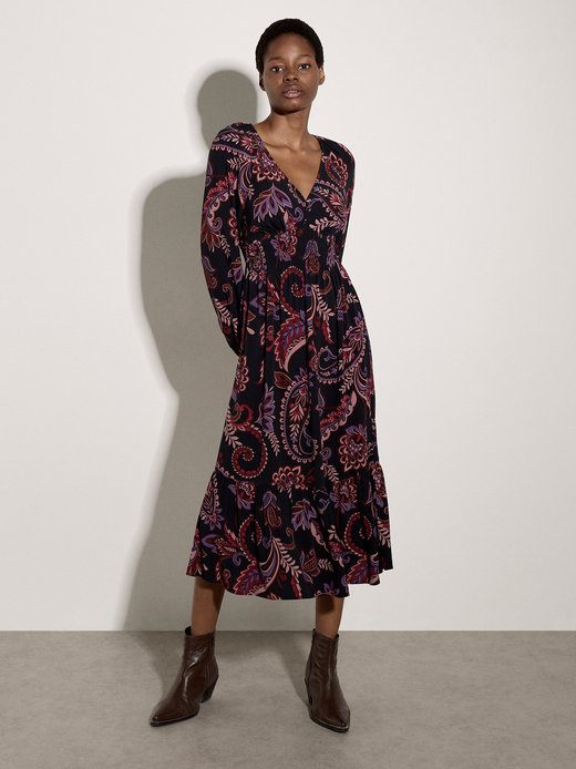 Damen Midikleid