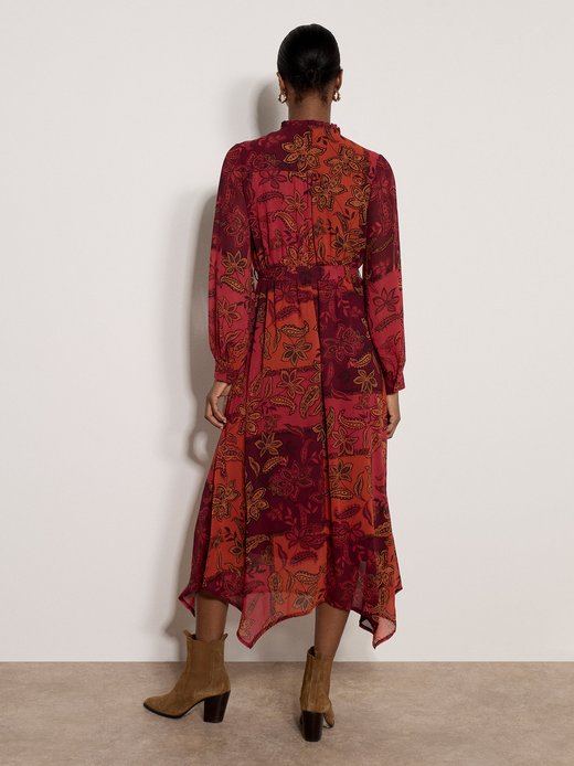 Damen Midikleid