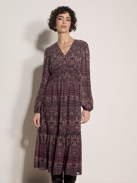 Damen Midikleid