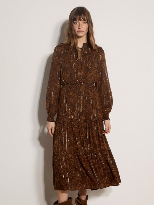Damen Midikleid