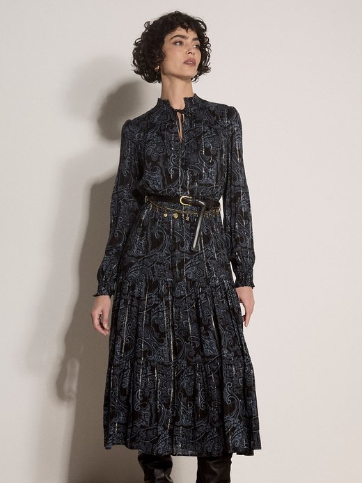 Damen Midikleid