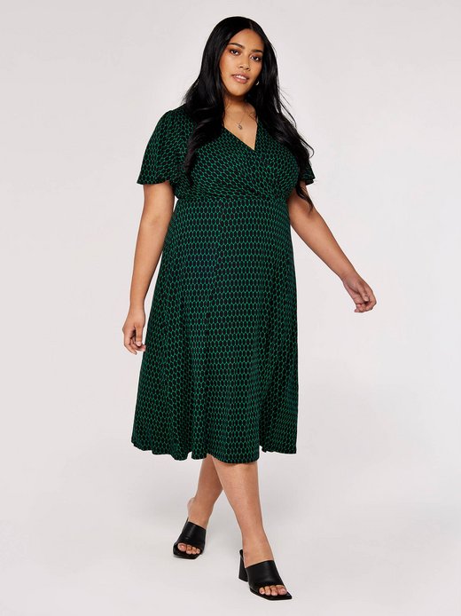 Damen Midikleid