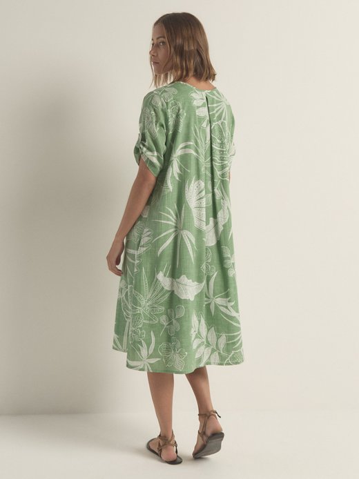 Damen Midikleid