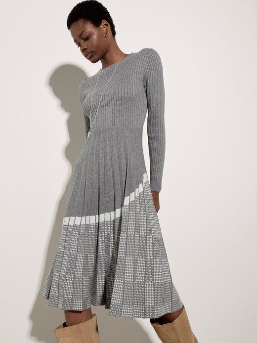 Damen Midikleid