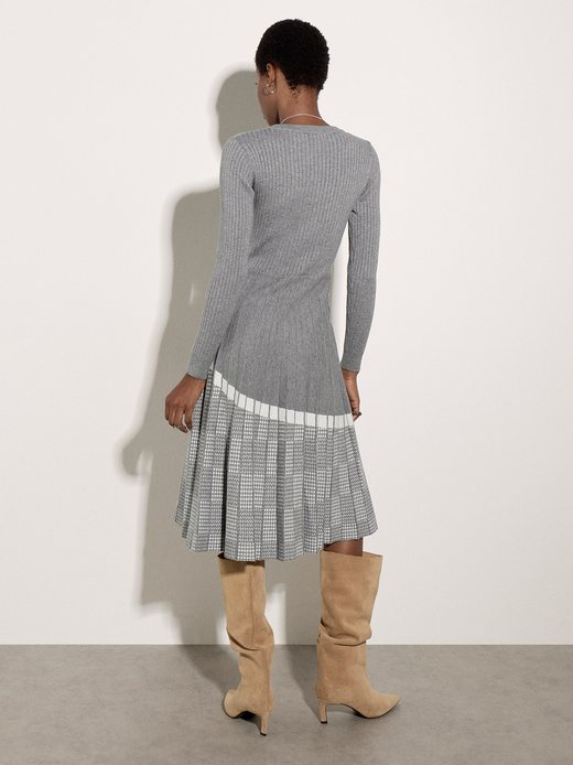 Damen Midikleid