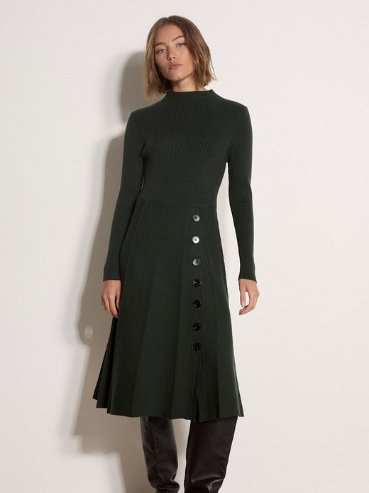 Damen Midikleid