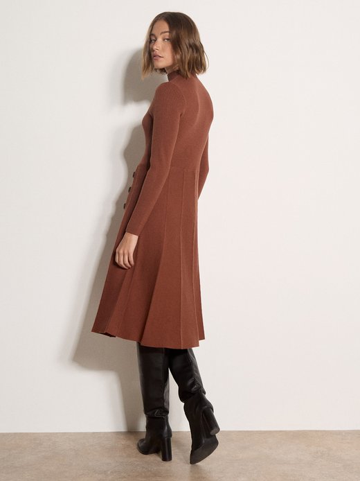 Damen Midikleid