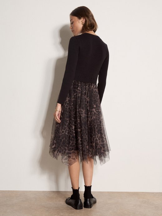 Damen Midikleid