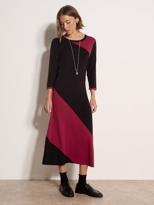 Damen Midikleid