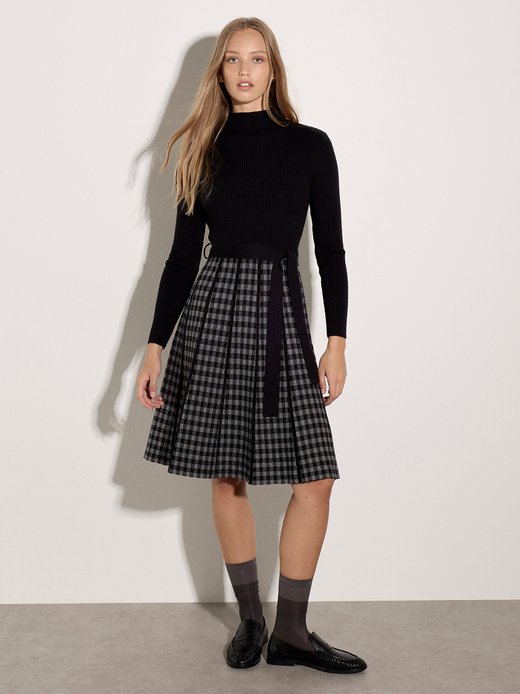 Damen Midikleid