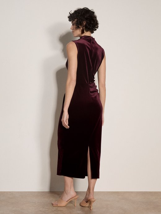 Damen Midikleid