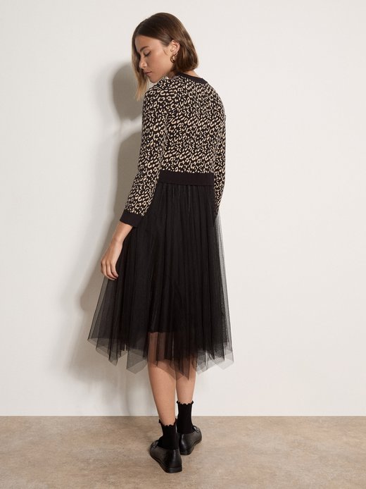 Damen Midikleid