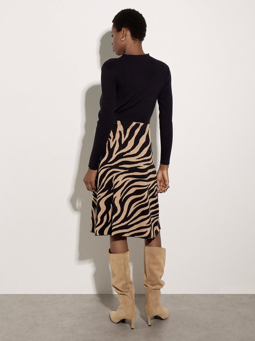 Damen Midikleid