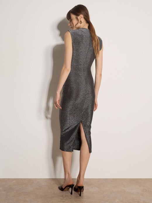Damen Midikleid