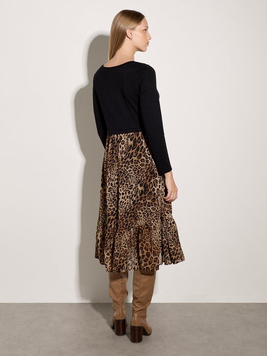 Damen Midikleid