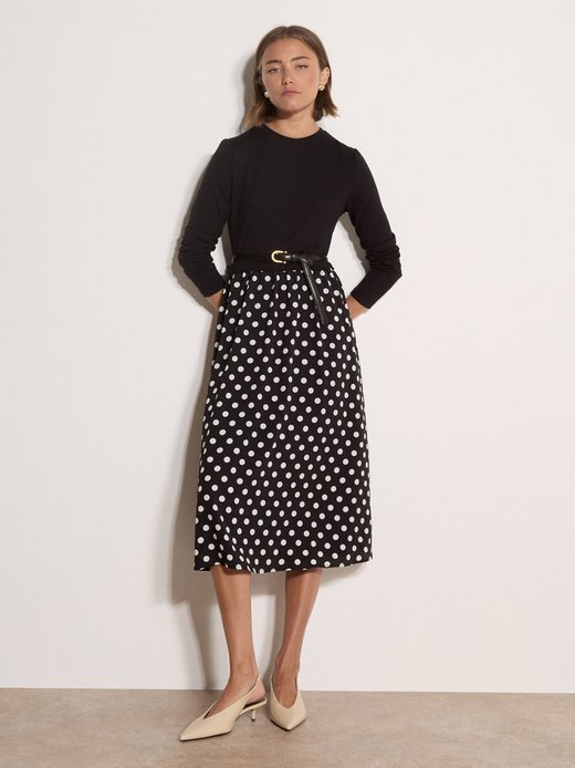 Damen Midikleid