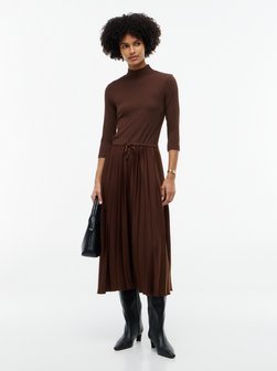 Damen Midikleid