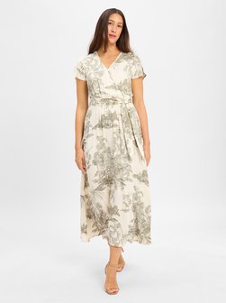 Artikelbild Damen Midikleid von More & More in ecru schilf bedruckt