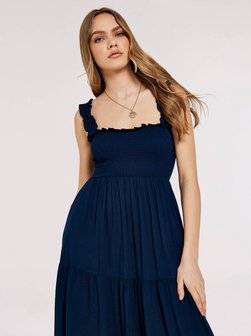 Damen Midikleid