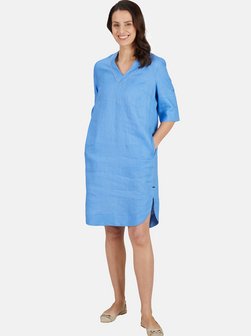 Artikelbild Damen Midikleid von White Label in blau uni