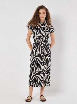Artikelbild Damen Midikleid von Apricot in beige gemustert