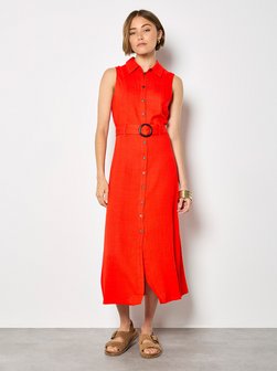 Damen Midikleid