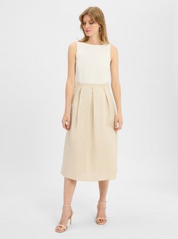 Artikelbild Damen Midikleid von zero in ecru beige uni