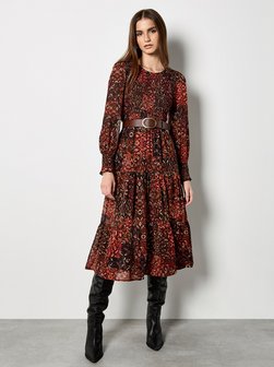 Damen Midikleid
