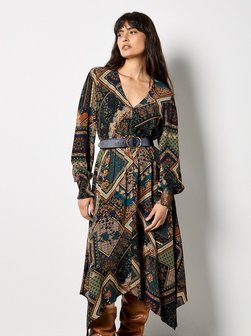Damen Midikleid
