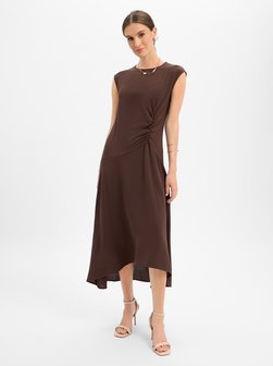 Damen Midikleid