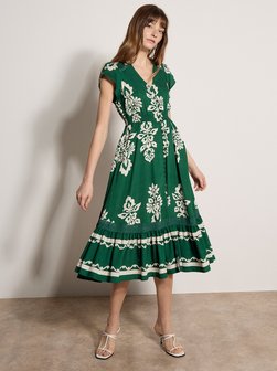 Damen Midikleid