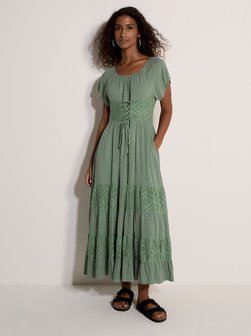 Damen Midikleid
