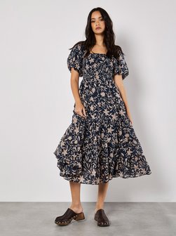 Damen Midikleid
