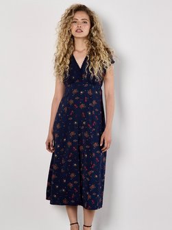 Damen Midikleid