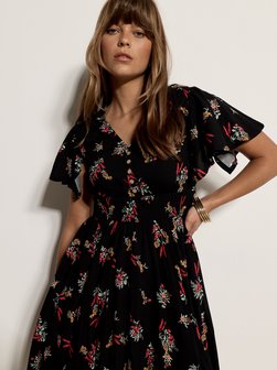 Damen Midikleid