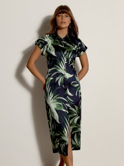Damen Midikleid