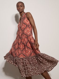 Damen Midikleid
