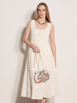 Damen Midikleid