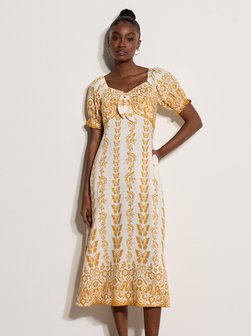 Damen Midikleid