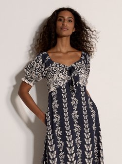 Damen Midikleid