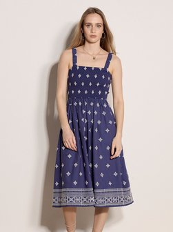 Damen Midikleid