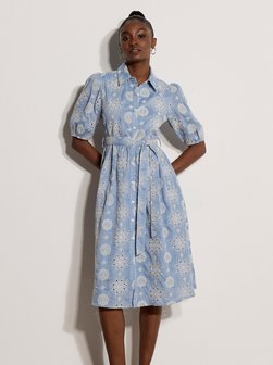 Damen Midikleid