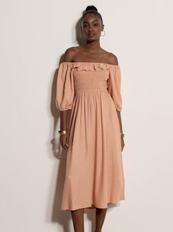 Damen Midikleid