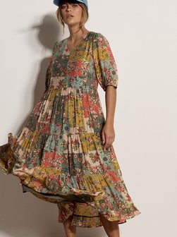 Damen Midikleid