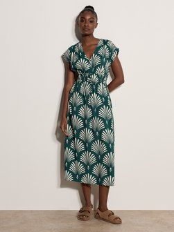 Damen Midikleid