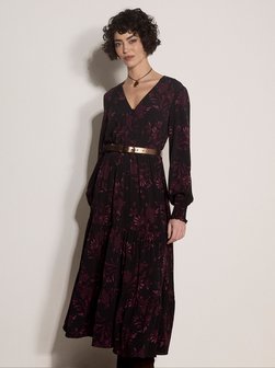 Damen Midikleid