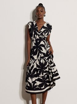 Damen Midikleid
